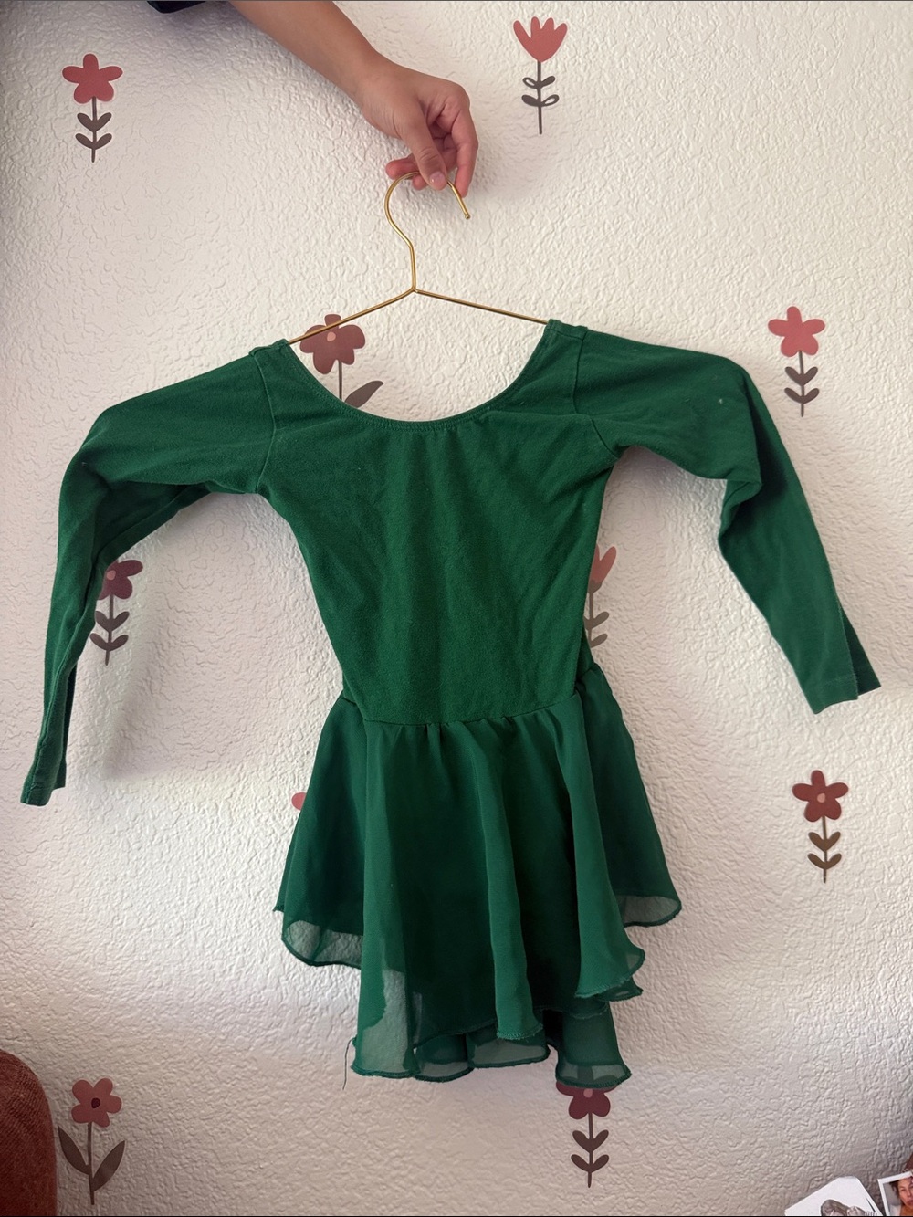 Kids Green Ballet Dress Leotard - Brand Unknown